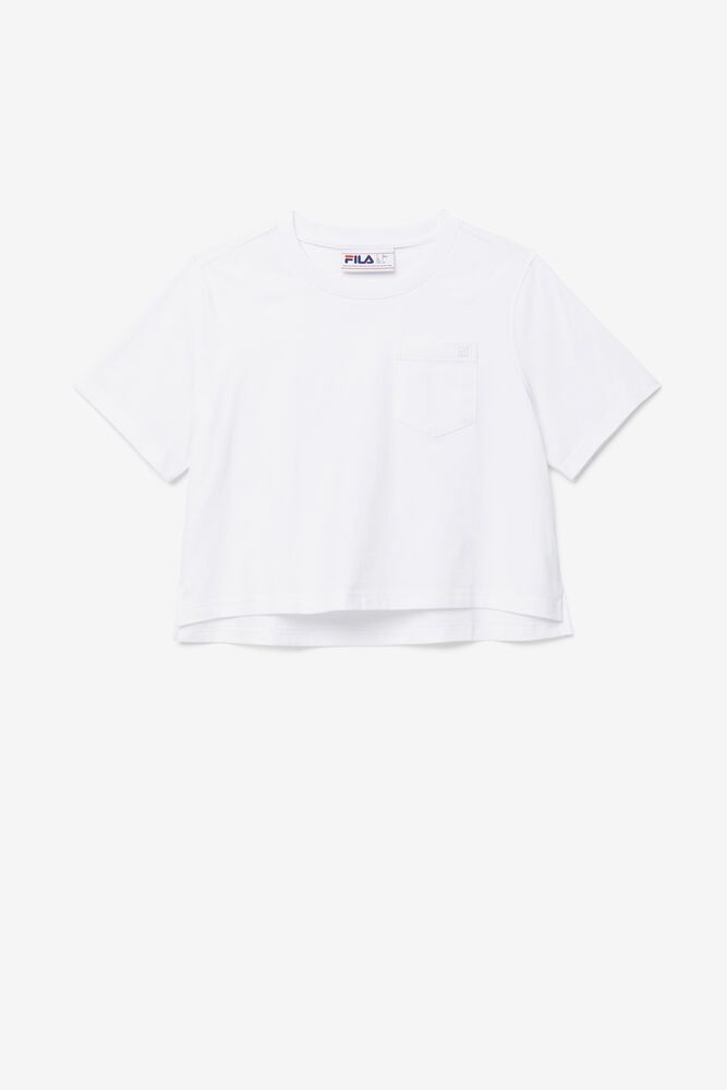 Fila T-Shirt Blenda Womens White - India HZB-965470